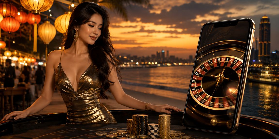 Người chơi trải nghiệm casino trực tuyến tại chợ đêm Sài Gòn
